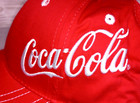 New Coca Cola Hat Spellout Script Logo Hook loop Adjustable K-products Osfa Cap