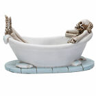  Skeleton In Bathtub Skull Figurine Statue Skeleton Halloween