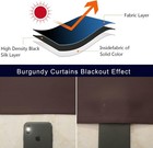 Grommet Blackout Curtains 96 Inches Long 2 Panels  Light Blocking Window Drapes