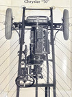 1927 Chrysler  70  Automobile Lubrication Chart Original 15 x 17  Car Poster