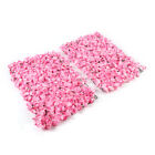 20pcs Silk Artificial Flower Wall Panel Wedding Party Backdrop Floral Home Decor