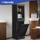 53  Bathroom Cabinet Shelf Laundry Hamper With Tilt-out Basket Storage Organizer