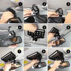 Alloy Roof Storage Tray Frame Walkie-talkie Holder For T-oyota Fj Cruiser 07-21