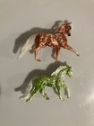 Breyer Mini Whinnies Horses Reed And Emerald  Chase Pieces  Mini Horses 