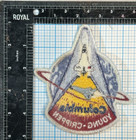 Vintage Nasa Sts-1 Columbia Space Shuttle Young Crippen 4 7 8  Iron On Patch