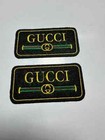 Gucci Vintage Embroidered Patch Iron-on   Sew-on  set Of 2 