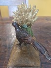 Pheasant Book End  Vintage   Heavy