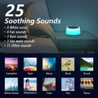 White Noise Machine With 10 Colors Night Light 25 Soothing Sounds N Sleep Noise