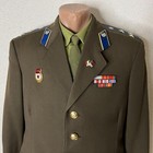 Rare 1976-89  Soviet Kgb Ussr Officer s Uniform Jacket And Shirt Set 