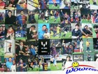 Lionel Messi Official Card Collection Enormous 100 Card Uncut Sheet Complete Set