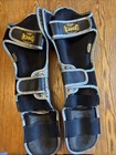 Top King Muay Thai Shin Guards Snake Skin Silver Kickboxing Mma Pads 21 