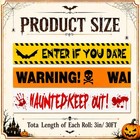 Halloween Decorations 3 Pcs Caution Tape Spooky Decor Indoor