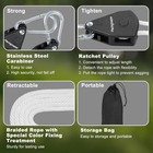 Retractable Travel Clothesline  Portable Clothes Line With Heavy Duty Pulleys   