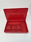 Bernina Sewing Accessory Case Red Plastic Compartment Box   Tray Weidmann