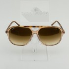 Ray Ban Bill Rb2198 60mm Unisex Pilot Sunglasses - Havana   Brown Gradient Lens