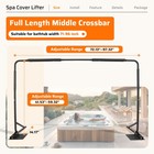 Hot Tub Cover Lifter Spa Cover Lifter Under Mount Removal System H42-60  L72-97 