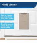 Petsafe Extreme Weather Aluminum Pet Dog Door W  3 Flaps Insulation -new Edition