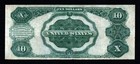 1908  10  tombstone Note  Large Size Vf  Silver Certificate 