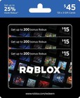 Physical Gift Cards Multipack Of 3 X  15  includes Free Virtual Item   redeem   