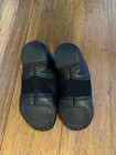 Capezio Black Leather Upper Split Sole Slip-on Jazz Shoes Toddler 9m