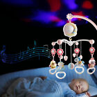 Rattle Crib Bed Mobile Bell Star Night Light Nursery Decor Spinning Baby Toy Usa