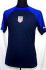 Nike Dri-fit Short Sleeved Usa Soccer Jersey Navy Blue Men s Slim Fit Medium