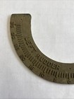 Vintage Nautical Brass Rudder Angle Indicator Boat Ship Direction Left Right