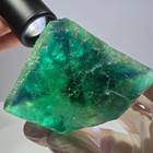 Clear Phantom Fluorite Cube Specimen  Parquetted Green Okorusu  Namibia