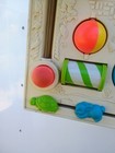 Vintage Fisher Price  134 Activity Center 1973 Baby Toddler Crib Busy Board   