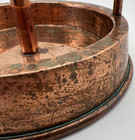 Copper Paper Towel Holder Moscow Mule Bar Ware - 100  Copper Patina   Brass Tips