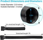 7ft Long Gutter Downspout Extensions  3  Extender 1-pack  Black 