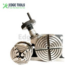 Hv 4  rotary Table With 70 Mm  4 Jaw Independ Chuck Lathe   Back Plate Edgetools