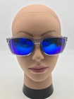 Under Armour Ua7002 s Hustle Jr Clear blue Sunglasses 56-18-135 Blue Mirror Lens