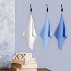 Mukin Baby Washcloths - Soft Face Cloths For Newborn  12  X 12   Blue