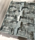 Lot Of 12 Eastern Airlines First Class   Footed Cordial Shot Glass W Holder