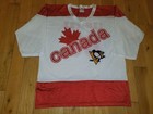 Vintage 90s Mario Lemieux Team Canada Penguins Promo Nhl Team Sga Youth Jersey L