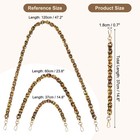 15  Acrylic Chain Purse Strap Replacement Luxury Handbag Strap Coffee