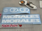 Morales Bikes Solid Die Cut Vinyl Decal Set Bmx Freestyle Road Gravel Bicycle