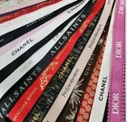 37  Gift Wrap Ribbons     Various Lenghts 23 - 33     unused Leftovers   read Details   