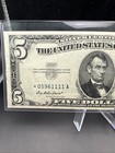 Series 1953 United States 5 Dollar Silver Certificate Star Note  see Photos 