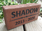 Engraved  Personalized Pet Memorial Stone  Cat  Dog  Gift  In Loving Memory