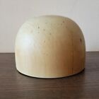 Millinery Hat Block 70s Vintage Wooden Supplies Wood Form Antique Mold