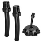 2 Pcs Motorcycle Gas Cap Vent Hose  One Way Vent Tube With Aluminum Fuel Black