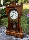 Antique Waterbury 1880   s Parlor Shelf Clock    antram   