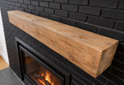 Reclaimed Barn Wood Fireplace Mantel  Beam  Floating  Rustic Salvaged  8x8x72   