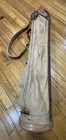 Vintage Stovepipe Golf Club Canvas   Leather 7  Diameter X 34  Tall