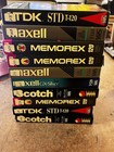 Mixed Lot Of 10 Blank Vhs Tapes For Recording