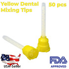 Yellow Dental Impression Mixing Tips  50 Pcs   fda 