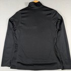 Rei Womens Black Quarter Zip Waffle Knit Base Layer Top 802293 Size M Polartec