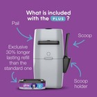 Litter Genie Plus Cat Litter Disposal System For Ultimate Odor Control  Silver